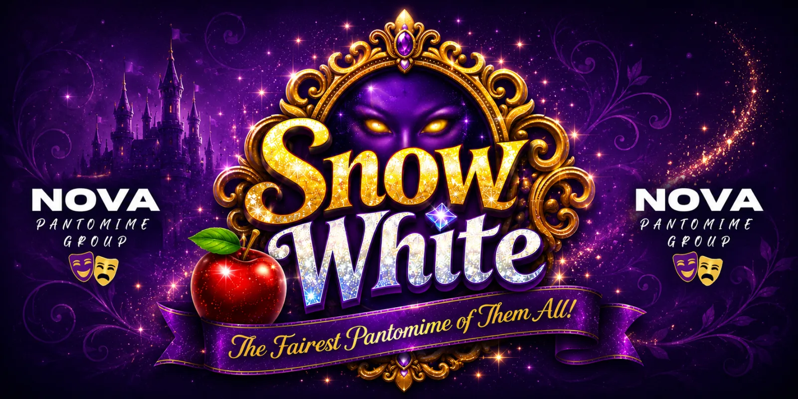 The Snow White Logo from NOVA Panto